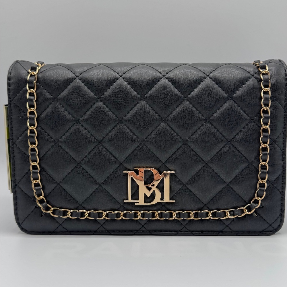 Bagley Mischka black quilted crossbody